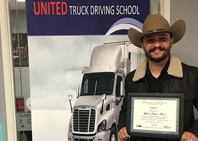 image of Devvon M with CDL certificate