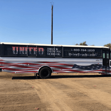 United Truck Driving School Class B CDL training bus